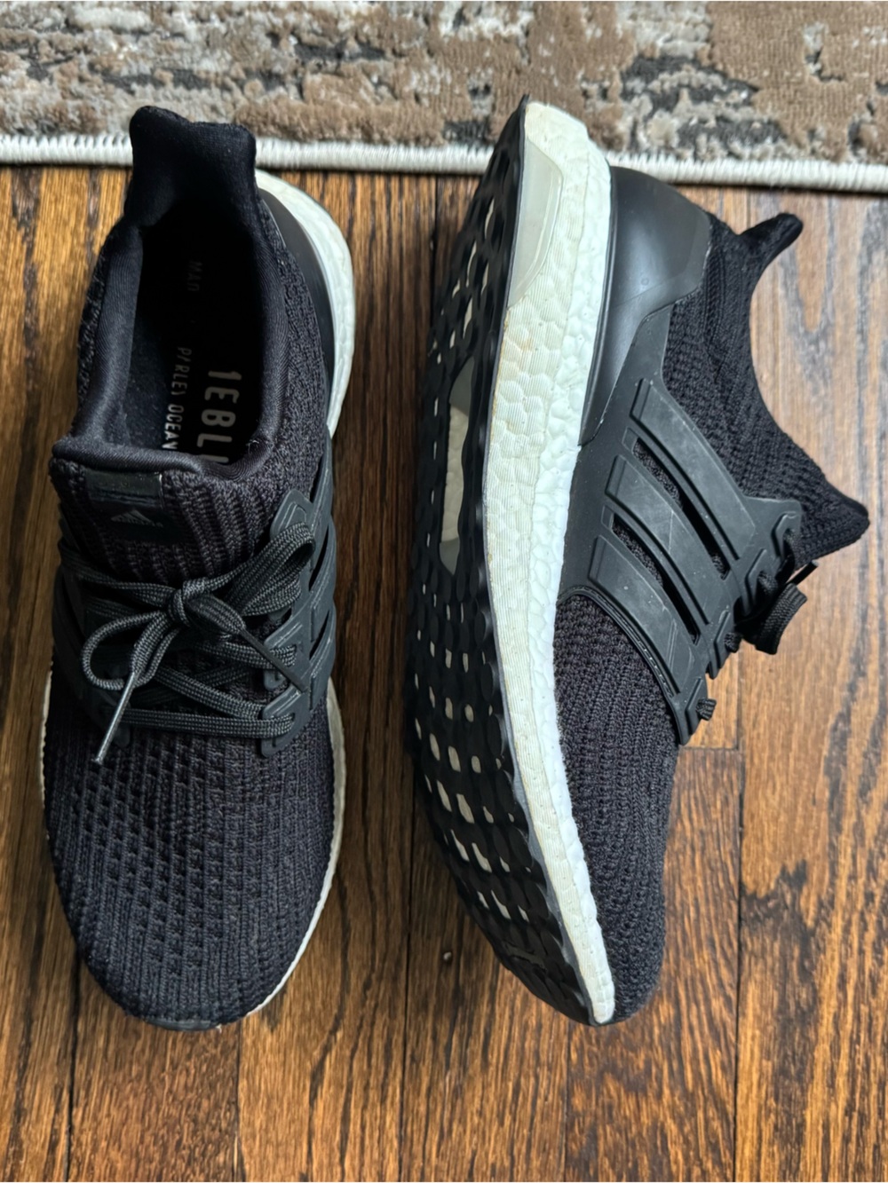 adidas Black Knit Sneakers